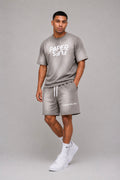 Grey T & Shorts Set