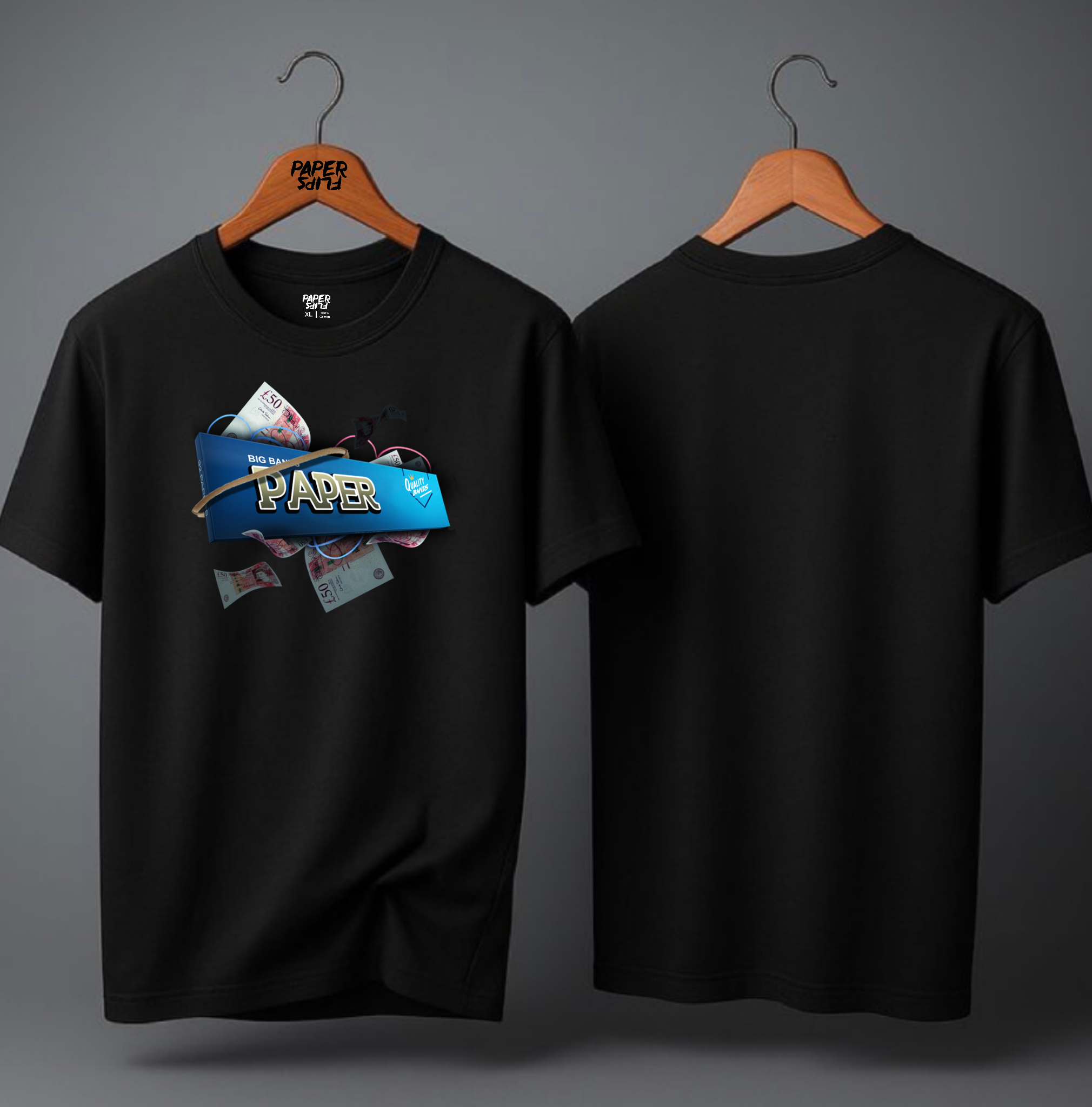 Black ‘PAPER’ Tee