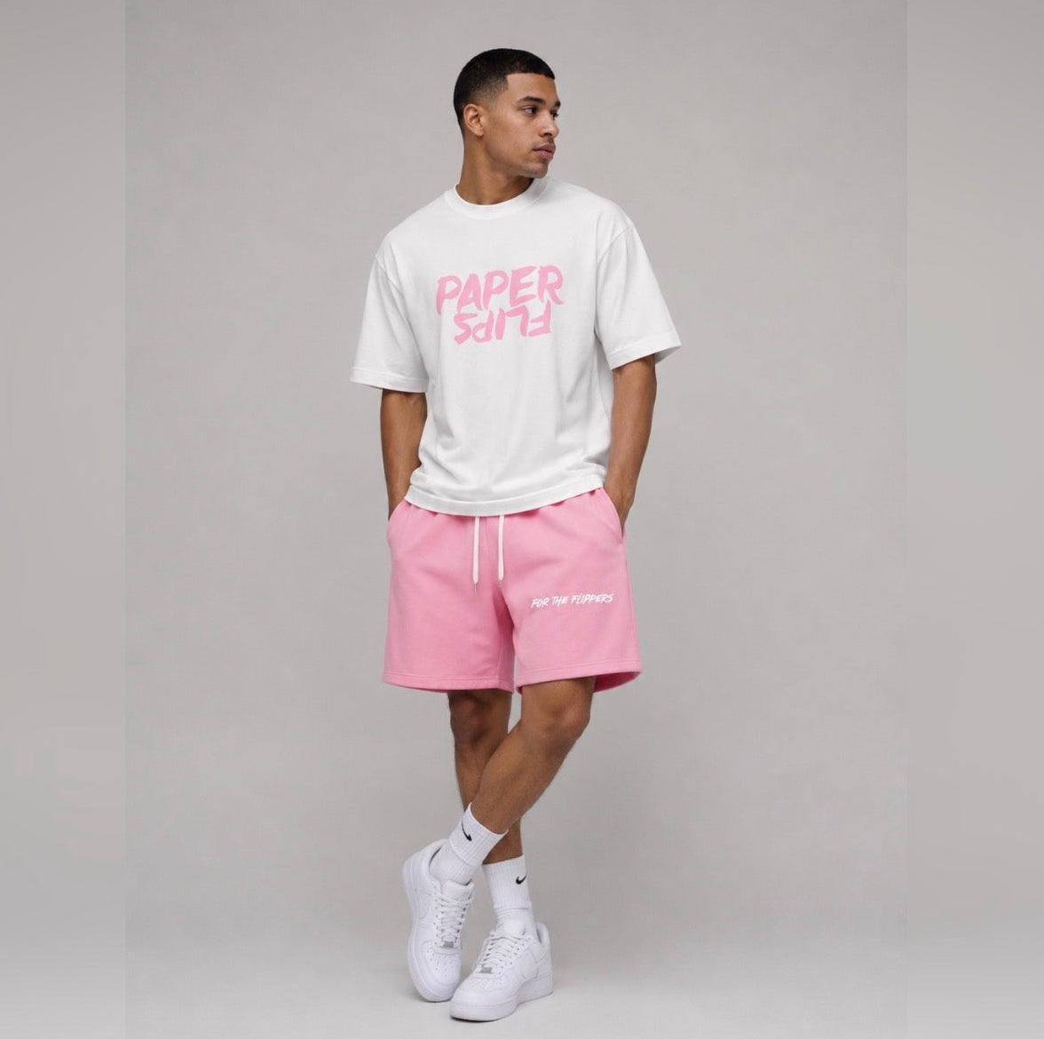 Pink T & Shorts Set