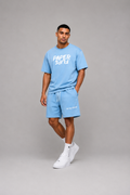 Blue T & Shorts Set
