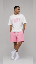 Pink T Shirt & Shorts Set