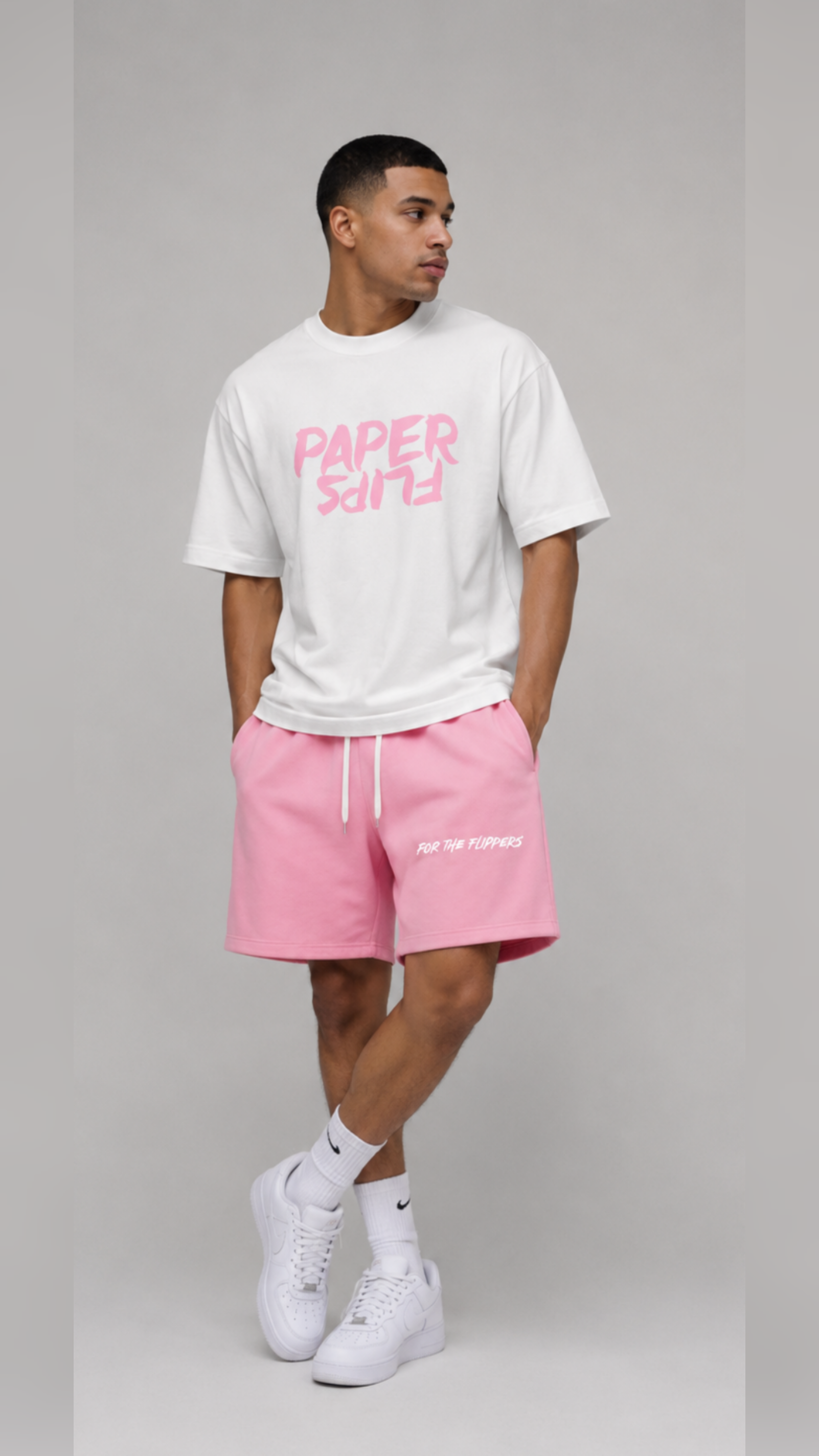 Pink T & Shorts Set